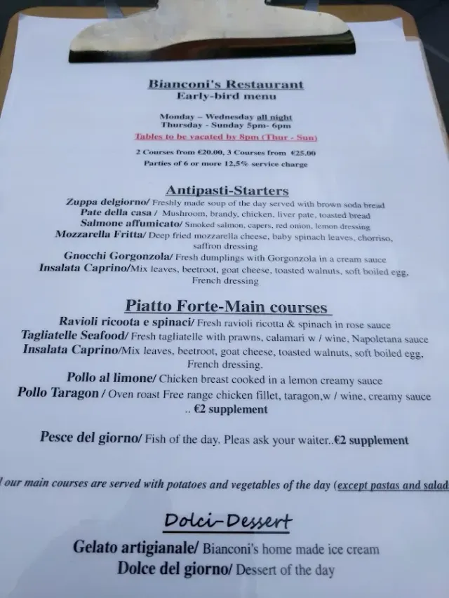 BookNoFees: Restaurante – Bianconi's – Dublin – Bianconi's, foto 2