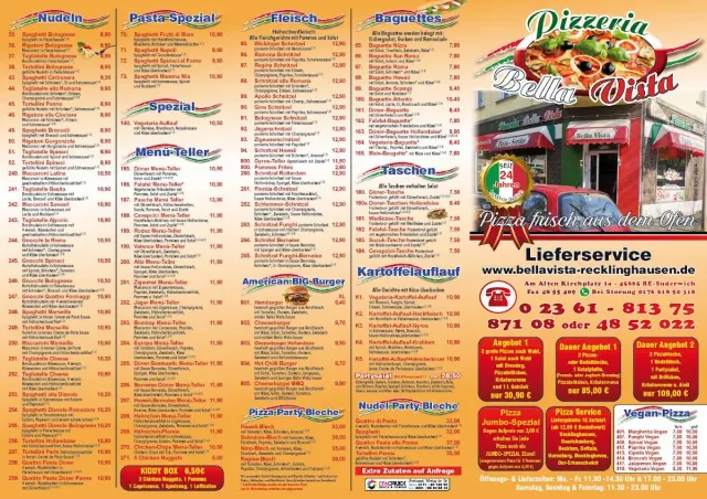 BookNoFees: Restaurante – Bella Vista Pizzeria – Recklinghausen – Pizzaria Bella Vista, foto 2