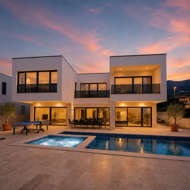 BookNoFees: Villa Just be Light · 5 quartos · Piscina · Jacuzzi · 303 m² – Kaštel Stari