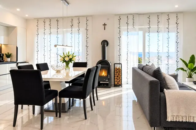 BookNoFees: Apartamento 2 do Auszeit-Vodice, com varanda e vista para o mar – Vodice