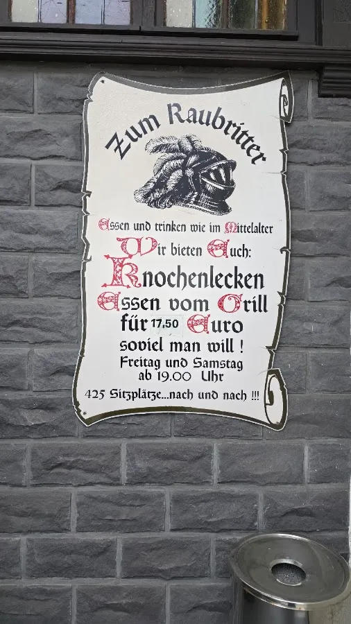 BookNoFees: Restaurante – Beim Raubritter – Drolshagen – No castelo do cavaleiro saqueador, foto 2