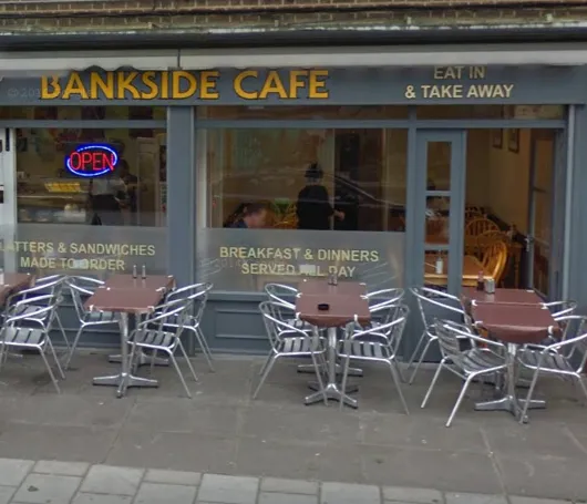 BookNoFees: Café – Bankside Cafe – London – Bankside Café, foto 1