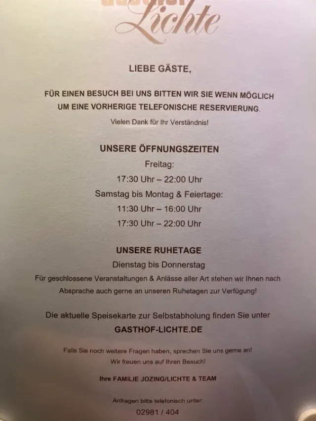 BookNoFees: Restaurante – GastHof Lichte – Medebach – Pousada Lichte, foto 2