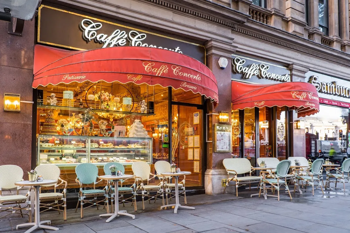 BookNoFees: Café – Caffe Concerto – London – Café-Concerto, foto 1